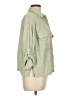 Max Studio Green 3/4 Sleeve Button-Down Shirt Size L - photo 4