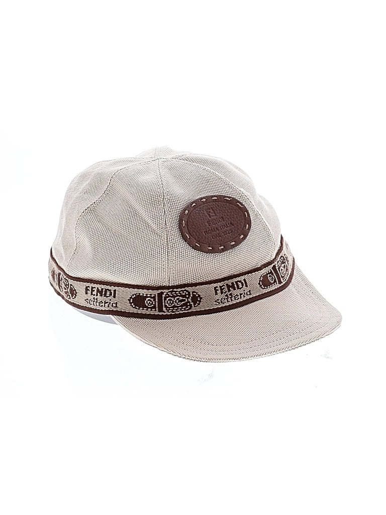 Pre-owned Fendi Baseball Cap In Ivory