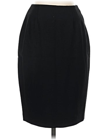Linda Allard Ellen Tracy Wool Skirt (view 1)