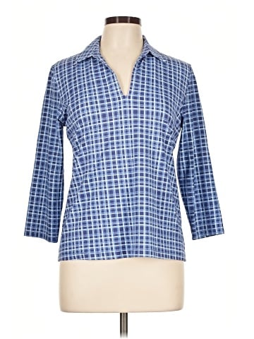 J. McLaughlin 3/4 Sleeve Button-Down Shirt (view 1)