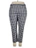 Victoria Beckham for Target Checkered-gingham Blue Casual Pants Size 26W - photo 1