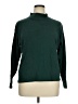 Basic Editions 100% Cotton Green Turtleneck Sweater Size XL - photo 1