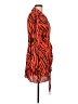 Bar III 100% Polyester Orange Long Sleeve Blouse Size L - photo 4