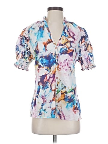 Robert Graham Short Sleeve Blouse (view 1)