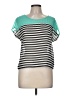Papaya 100% Rayon Teal Short Sleeve Top Size M - photo 1
