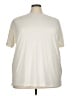 SKIMS Solid Ivory Short Sleeve Turtleneck Size 4X - photo 1