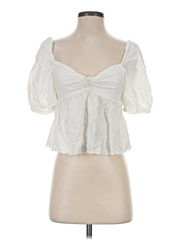 Zara TRF Short Sleeve Blouse (view 1)
