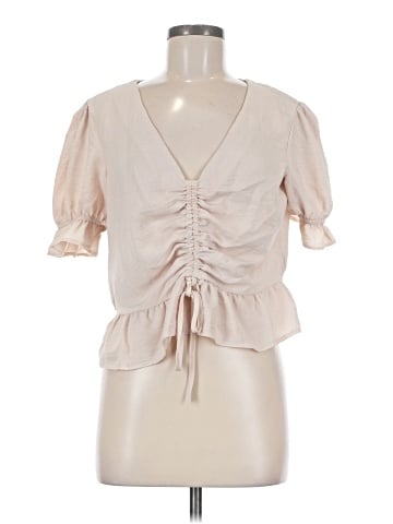 Topshop Short Sleeve Blouse (view 1)