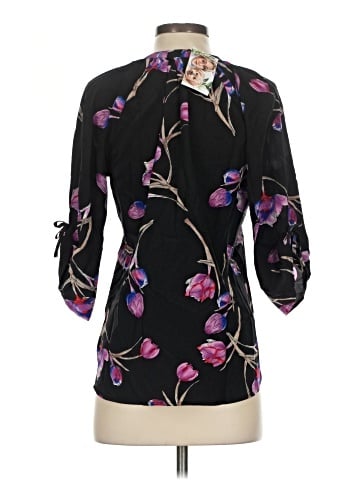 Yumi Kim 3/4 Sleeve Silk Top (view 2)