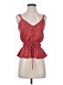 Sienna Sky 100% Polyester Red Sleeveless Blouse Size XS - photo 1