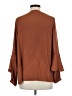 Ro & De 100% Polyester Brown Long Sleeve Blouse Size M - photo 2