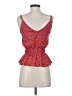 Sienna Sky 100% Polyester Red Sleeveless Blouse Size XS - photo 2