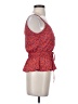 Sienna Sky 100% Polyester Red Sleeveless Blouse Size XS - photo 4