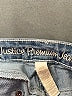 Justice Graphic Blue Denim Shorts Size 16R - photo 3