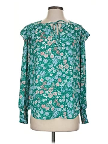 Ann Taylor LOFT Outlet Long Sleeve Blouse (view 1)