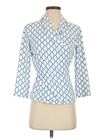J. McLaughlin 3/4 Sleeve Button-Down Shirt (view 1)