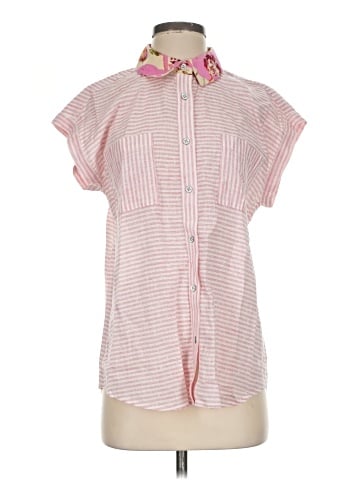 CAbi Short Sleeve Button-Down Shirt (view 1)
