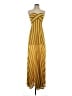 Ramy Brook Stripes Yellow Cocktail Dress Size XXS - photo 1
