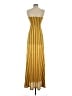 Ramy Brook Stripes Yellow Cocktail Dress Size XXS - photo 2