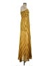 Ramy Brook Stripes Yellow Cocktail Dress Size XXS - photo 4