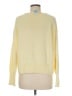 CeCe 100% Cotton Solid Yellow Pullover Sweater Size M - photo 2