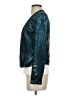 Maje 100% Polyester Metallic Teal Blazer Size EU (FR) 36 / US 4 - photo 5