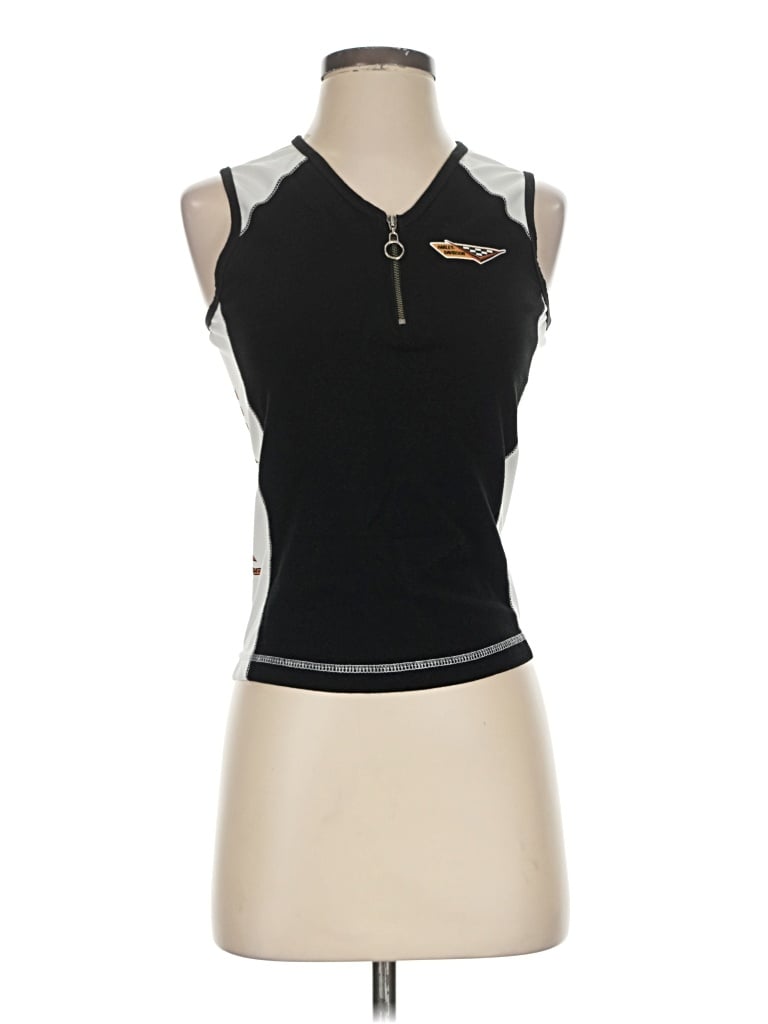 Pre-owned Harley Davidson Sleeveless T-shirt In Black