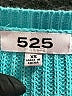 525 America 100% Cotton Solid Teal Pullover Sweater Size XS - photo 7
