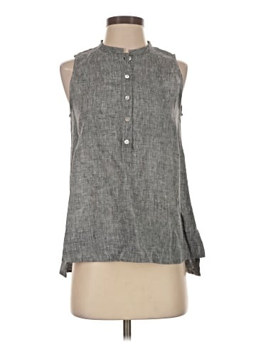 Sara Campbell Sleeveless Button-Down Shirt (view 1)