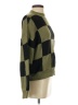 Noisy May 100% Acrylic Checkered-gingham Green Pullover Sweater Size XXS - photo 4