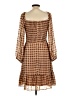 Taylor Plaid Brown Casual Dress Size 12 - photo 2