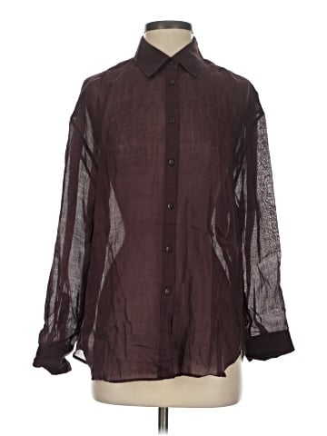 Massimo Dutti Long Sleeve Button-Down Shirt (view 1)