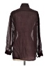 Massimo Dutti Burgundy Long Sleeve Button-Down Shirt Size XS - photo 2