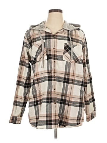 Natural Reflections Long Sleeve Button-Down Shirt (view 1)