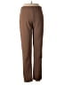 Ivory Solid Brown Casual Pants Size M - photo 1