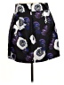 J.Crew 100% Polyester Print Purple Casual Skirt Size 8 - photo 2