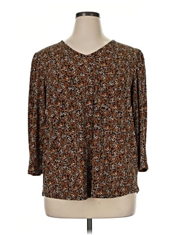 Adrianna Papell 3/4 Sleeve T-Shirt (view 1)