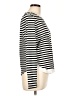 Eva Longoria Stripes Black Long Sleeve Top Size L - photo 4