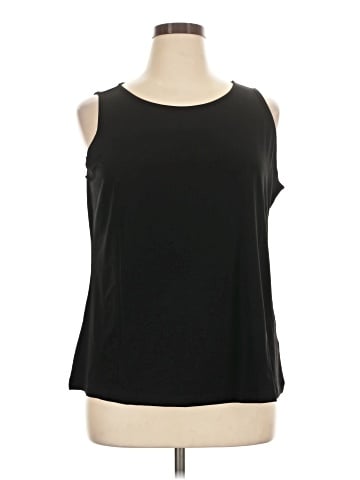 Susan Graver Sleeveless T-Shirt (view 1)
