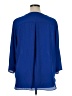 Chaus 100% Polyester Blue 3/4 Sleeve Blouse Size XL - photo 2