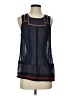 Hinge 100% Viscose Blue Sleeveless Blouse Size XS - photo 1