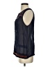 Hinge 100% Viscose Blue Sleeveless Blouse Size XS - photo 5