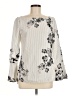 Massimo Dutti Ivory Long Sleeve Blouse Size 8 - photo 1