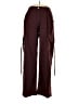 Unbranded 100% Polyester Burgundy Cargo Pants Size XL - photo 1