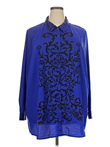 Roaman's 3/4 Sleeve Blouse (view 1)
