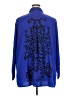 Roaman's 100% Polyester Paisley Blue 3/4 Sleeve Blouse Size 26W - photo 2