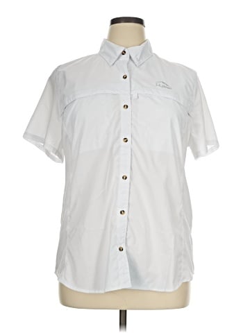 L.L.Bean Short Sleeve Button-Down Shirt (view 1)