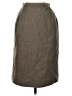 Pendleton 100% Virgin Wool Chevron-herringbone Brown Wool Skirt Size 6 - photo 1