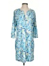 Target Print Blue Casual Dress Size S - photo 1