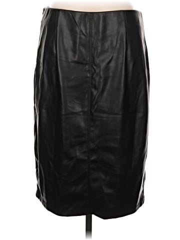 Liverpool Los Angeles Faux Leather Skirt (view 2)